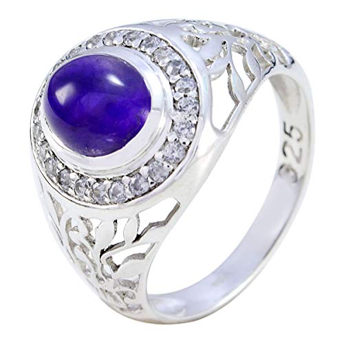 Bague d'Halloween originale en argent 925 et pierre de couleur pour vos soirées