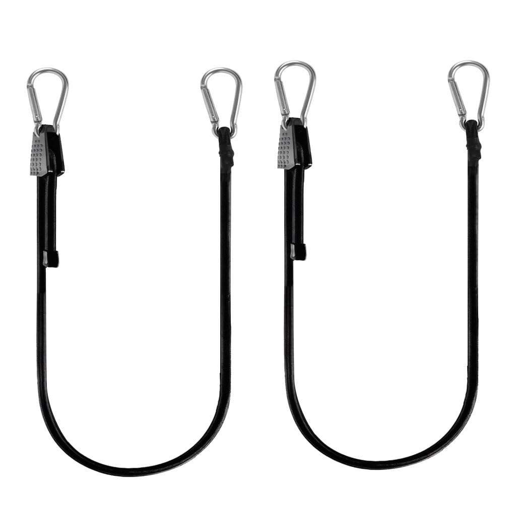 STHIRA® 2 Pcs 3.3ft Elastic Rope With Dual-End Metal Hooks, Heavy-Duty Stretch Straps For Luggage, Bike, Camping, Cargo, Travel & Outdoor Use, Strong & Flexible Securing Bungee Cord For Bike Luggage-image-33