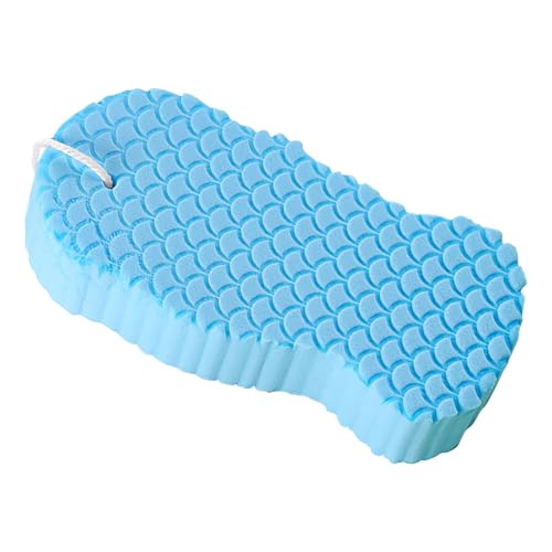 Esponja natural – Depurador corporal de ducha | Esponja de mar ecológica con textura suave y radiante, ideal para la rutina diaria de baño o piel suave, 4.7 x 2.3 x 0.9 pulgadas