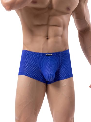 Men's Breathable Comfortable Sport Boxer Briefs Soft Performance Trunk Underwear2
