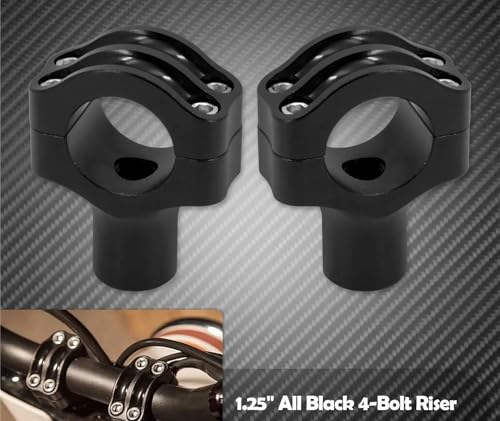 Kit rehausseur de guidon 1.25" ajustement de position pour Touring Softail - 3