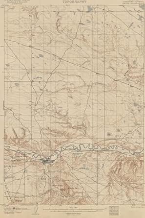 Havre Montana Map Journal Vintage Map Notebook