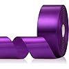 Amazon.com: Aoropo Purple Satin Ribbon 1-1/2 Inch 60 Yards, Dark Purple ...