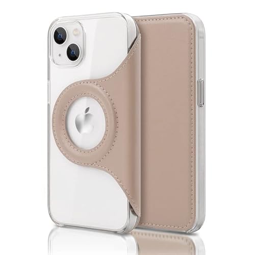 ZNX\ZENIX Magsafe 対応 iPhone13 ケース 手帳型 iPhone13 Pro iPhone12 iPhone12 Pro カバー ロゴ見せ マグネット吸着 スマホケース かわいい おしゃれ スリム 薄型 軽量 大人 くすみカラー カード収納 ベルトなし ZX-magcover (iPhone 13/13Pro/12/12Pro, ベージュ)