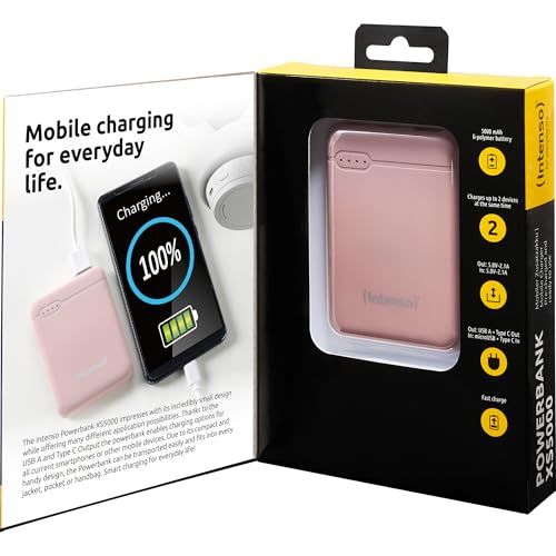 Intenso Powerbank Xs 5000 Caricabatterie Portatile 5000Mah Rose' - 6
