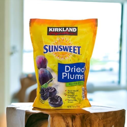 Kirkland Signature, Sunsweet Whole Dried Plums, 3.5 lbs