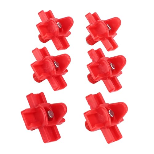 SIXRUN Automatic Poultry Nipple Waterer, Leakproof Chicken Waterer Nipples for Chicks Ducks Quails with Robust Durability Water Conservation