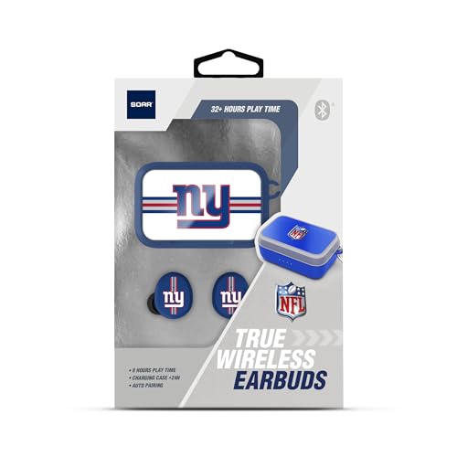 Image of SOAR NFL Wireless Sport Earbuds: Comfortable Fit & Convenient Charging