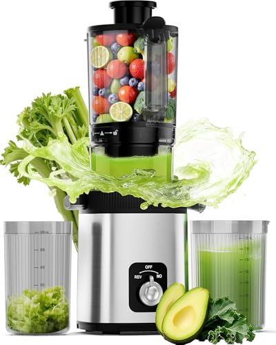 COWSAR Cold Press Juicer with Wide Feed Chute