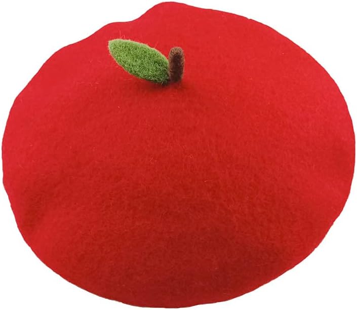 Handmade Wool Beret Hat French Style Needle Felt Flower Beanies Women Winter Autumn Cap - Image 2