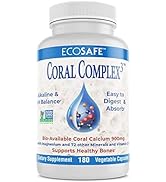 Coral Complex 3 - Coral Calcium 900 mg with Vitamin D3 1200 IU and Magnesium168 mg - 180 Vegetari...