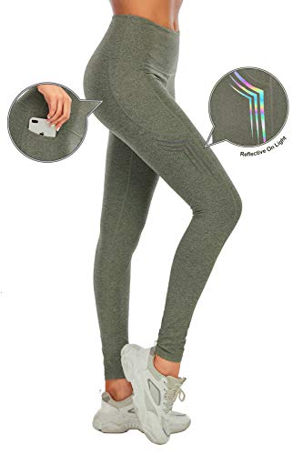 HUGE SPORTS Warme dameslegging met zak, hoge taille, ondoorzichtig, winter, fleece, sportbroek, fitness, hardlopen, yogabroek - Image 5