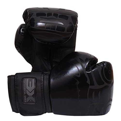 3X Professional Choice Guantes de Boxeo Cuero de Maya Cuero Muay Thai Saco de Boxeo Mitones Kickboxing Entrenamiento de Artes Marciales