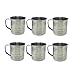 Tsyware 6 Pack 16oz Unbreakable Stainless Steel Camping Coffee Mug Drinking Soup Cup,16 Ounce Each