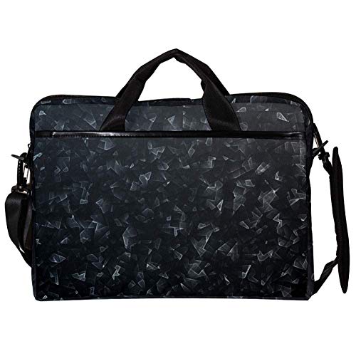 Sac ordinateur 14-15 pouces haut de gamme aux cristaux noirs