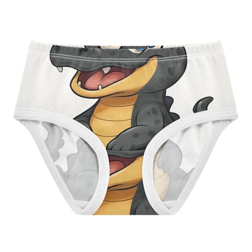 Durable Toddlers Underwear Floral 2t Cotton Little Girl Panties Cute Cartoon Crocodile Briefs Kids Undies