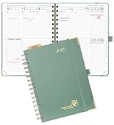 POPRUN Tagesplaner 2025 - A5 Ringbuch Kalender Mit Hardcover