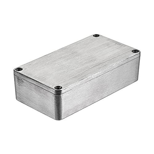sourcing map 112mm x 60mm x 31mm Aluminum Boxes Guitar Pedal Effect Enclosure