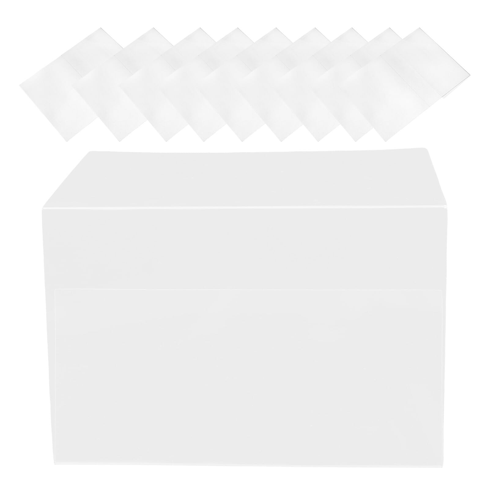 Angoily 5 Ensembles Porte Étiquettes Pvc Transparent Rigide Support De Prix Pour Étagère Magasin Bibliothèque Affichage Promotionnel 10 Pièces * 5