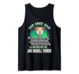 Dio una volta disse così Dio creò il cucciolo amante del cane divertente Jack Russell Terrier. Un design perfetto per mostrare quanto ami i cani Jack Russell Terrier o qualsiasi razza di cane. È un'ottima maglietta per gli amanti e i proprietari di cani di