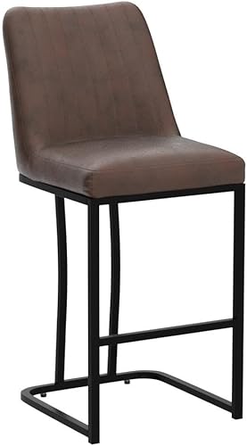 Miniatura 20 de LSSPAID Juego de 2 taburetes de bar de 24.8 pulgadas, modernos taburetes de bar tapizados de tela para mostrador, sillas de isla de cocina con patas