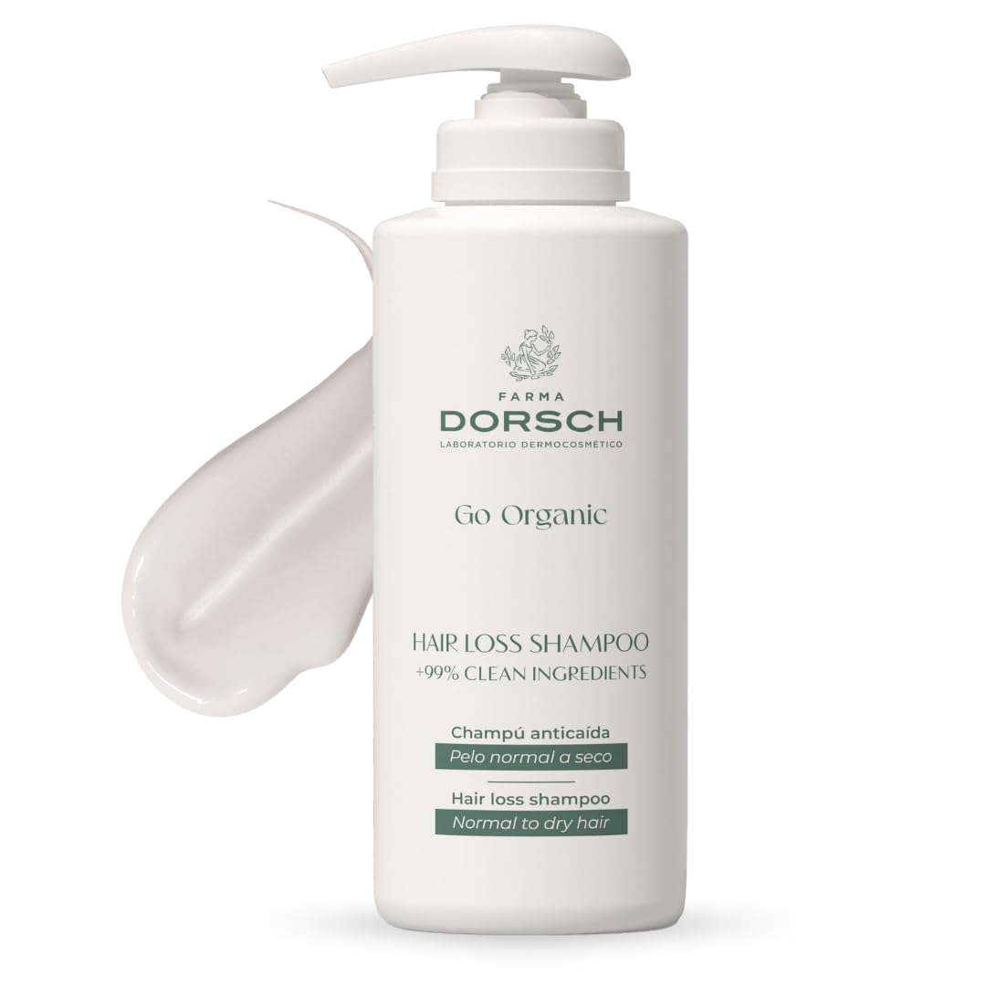 FARMA DORSCH | Champú para la pérdida de cabello | Champu Anticaida con Biotina, Zinc y Vitaminas | Fortalece e Hidrata el Cabello | Sin Sulfatos ni Siliconas | 500 ml