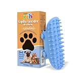 Fancy Pets Essentials Cepillo Rascador de Silicón 3 en 1 para Perro y Gato, Cepillo Manual, Masajeador y Rascador Fijo,...