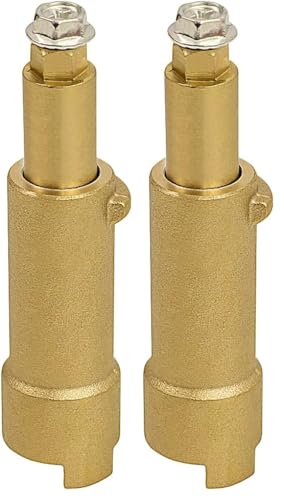 Midline Valve 3UVGZ Ball Valve Stem Extension for 1/4 in., 3/8 in. and 1/2 in. for Water Shutoff in Hard to Reach Applications, Brass (Pack of 2)