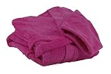 Cofan Fuchsia | Hergestellt aus Baumwolle mit 500 g/m Frühling Bademantel 500/M2 Modell Prima Größe L, L
