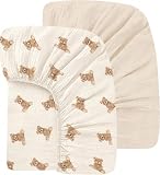 Knirose Organic Muslin Crib Sheets