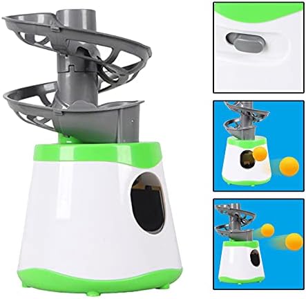 1 Piece Table Tennis Robot PingPong Ball Machine Battery Operated Automatic Table Tennis Machine for Training Exercise