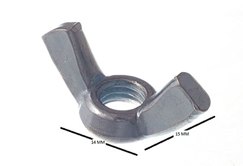 Écrous papillon M8 polyvalents pour fixations rapides en acier
