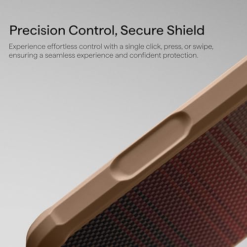 Image of pitaka for iPhone 17 Pro Max Case, Military-Grade Aramid Fiber, Sunset | Camera Control Button, Compatible with MagSafe, 1500D Aramid Fiber Woven, Slim Rugged Protection, Shockproof