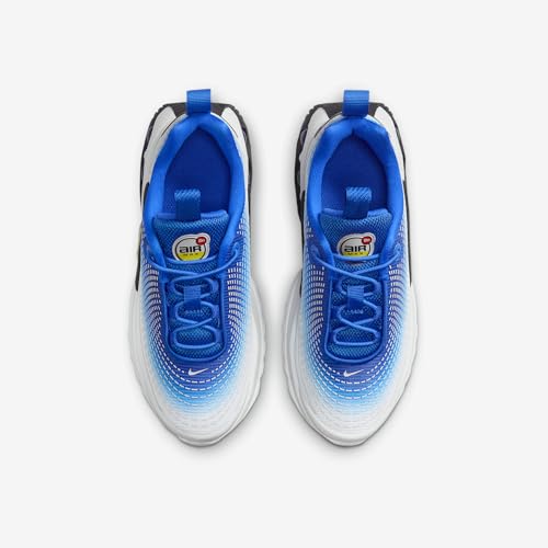 Nike Air Max Dn Little Kids' Shoes (FN4453-402, Racer Blue/Blue Fury/Black/Vibrant Yellow)4