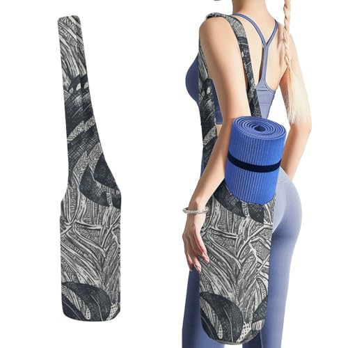 Sac de rangement pour tapis de yoga Monstera imperméable pour séparer les affaires