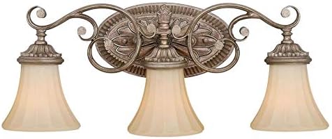 Vaxcel International French Bronze Avenant 3 Light Vanity Light