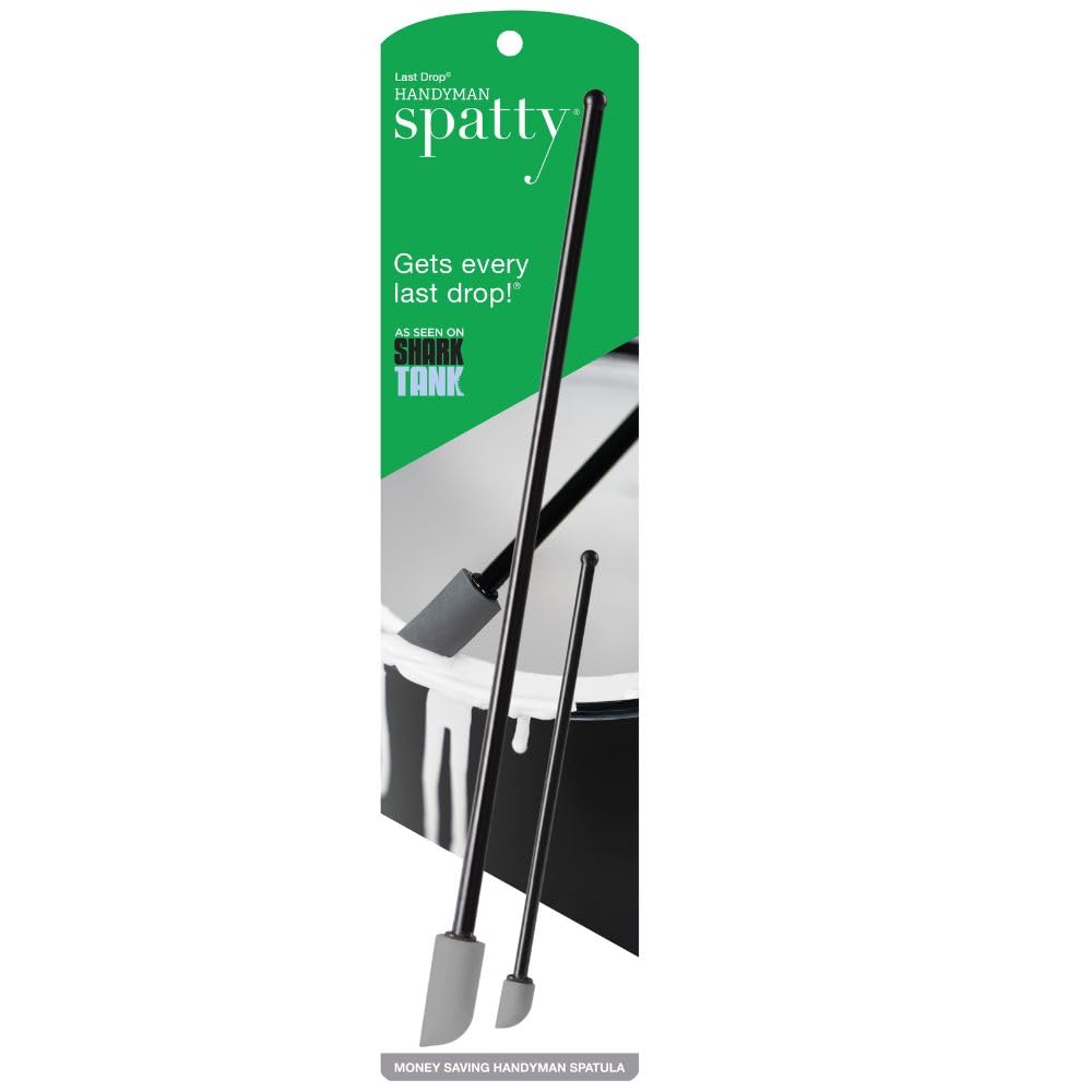 Spatty Daddy Black 6 & 12 Inch Handyman Spatula Set, Glue & Paint Tool