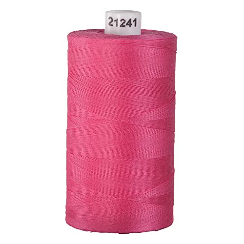 Hilo de algodón 100% Connecting Threads de 1200 yardas en color magenta para costura 2