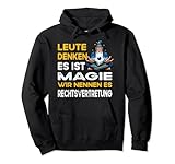 Leute denken es ist Magie Rechtsvertretung Anwalt Pullover Hoodie