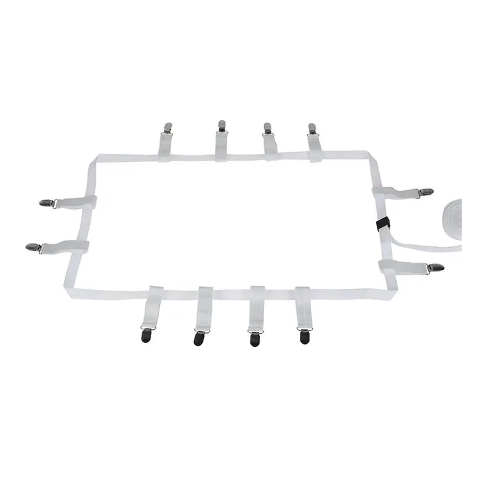 PFMSAAF bed sheet clips 12 Clips Bed Sheet Holder Straps Bedding Accessories Keep Tidy Suspenders for bed