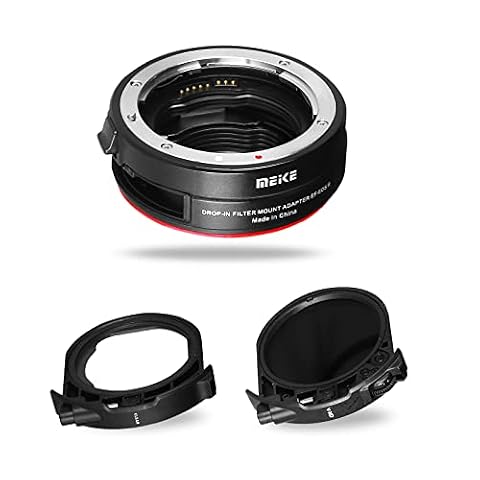 Meike MK-EFTR-C filtr wpuszczany adapter do montażu Canon EF na EOSR ze zmiennym filtrem ND i filtrem UV do aparatów EOS R R5 R6 RP R5C C70