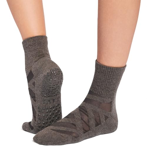 Image of TAVI Aria Pilates Socks - Grip Socks for Women with Non-Slip Grippy Sole and Arch Support, Wear for Yoga, Barre, Dance