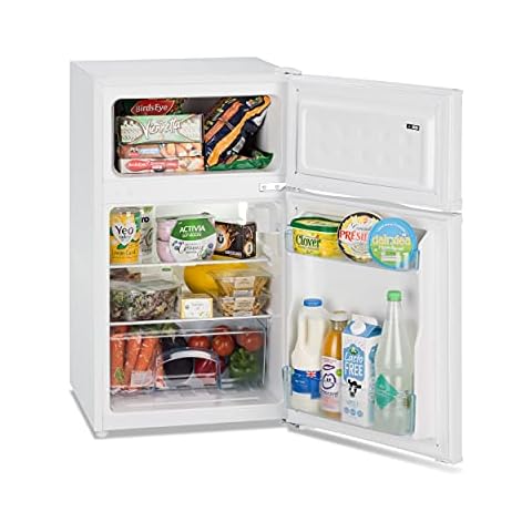 IceKing IK2022W.E 85L Undercounter Fridge Freezer | 47cm 2 Door White Fridge Freezer Cover