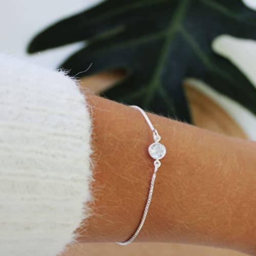 AMENNA, Pulseira Ponto de Luz Zircônia Prata 925