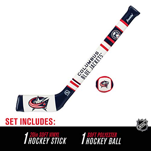 Image of Franklin Sports NHL Team Mini Soft Hockey Stick Set - NHL Team Soft Foam Mini Hockey Stick and Ball - Great Toy for Kids
