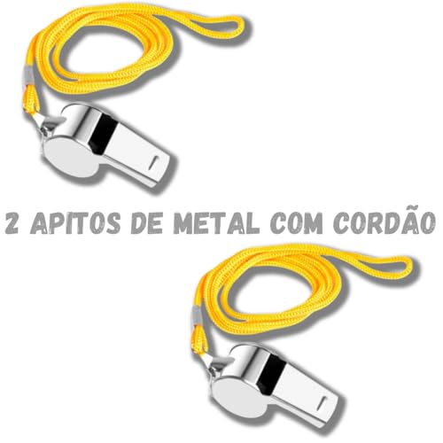 Kit Lanterna de Cabeça LED Recarregável com 2 Apitos Metálicos, Ideal para Camping e Pesca