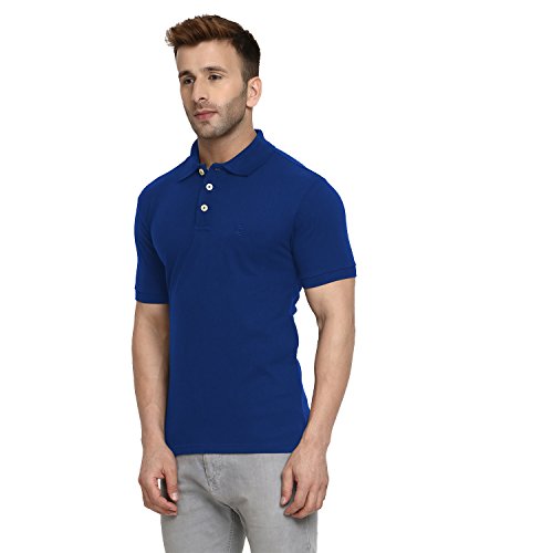 Image of CHKOKKO Men's Cotton Regular Fit Half Sleeves Polo T-Shirt