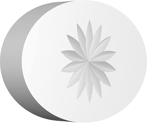 Miniatura 9 de Ekena Millwork ROSP060X040X050DAL09 Roseta estándar con borde cuadrado, 6 pulgadas de ancho x 4 pulgadas de alto x 12 pulgadas, PVC