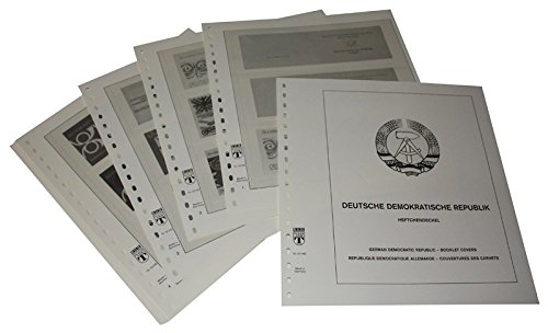 Protégez vos timbres jaunis : feuilles Lindner Allemagne RDA 1971-1990 pour carnets