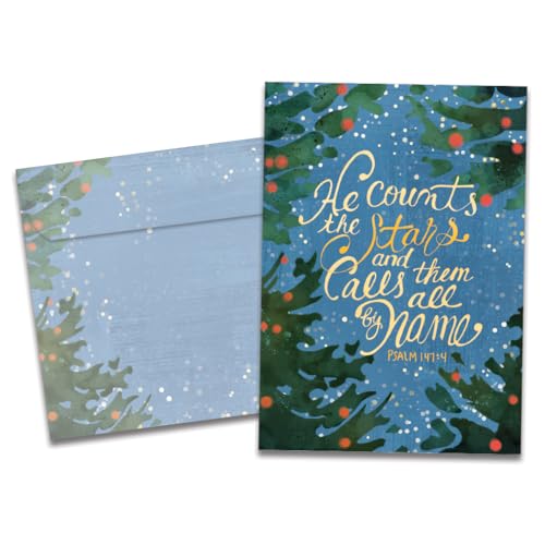 Cartes de vœux Noël 100% recyclé Tree-Free HB53438 grand format de qualité supérieure